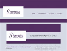 Tablet Screenshot of forma-fina.com